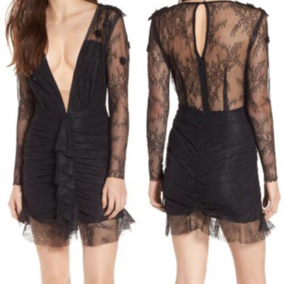 for love and lemons daisy lace mini dress